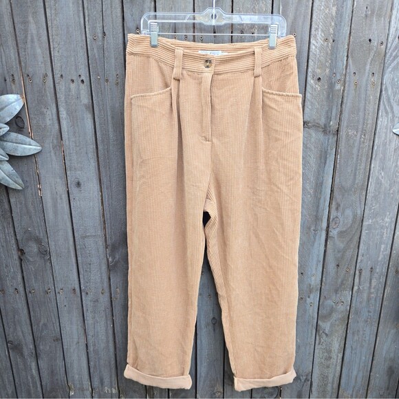 Petal + Pup Women's Corduroy Talaren Pants  Beige Size US10 - Picture 1 of 6
